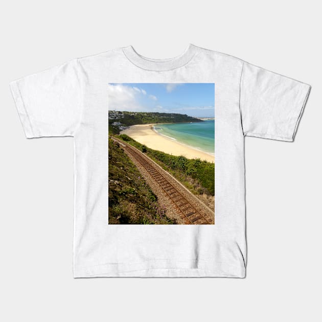 Carbis Bay, Cornwall Kids T-Shirt by Chris Petty